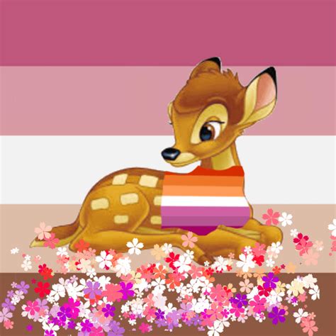 bambi flag|bambi lesbian flag.